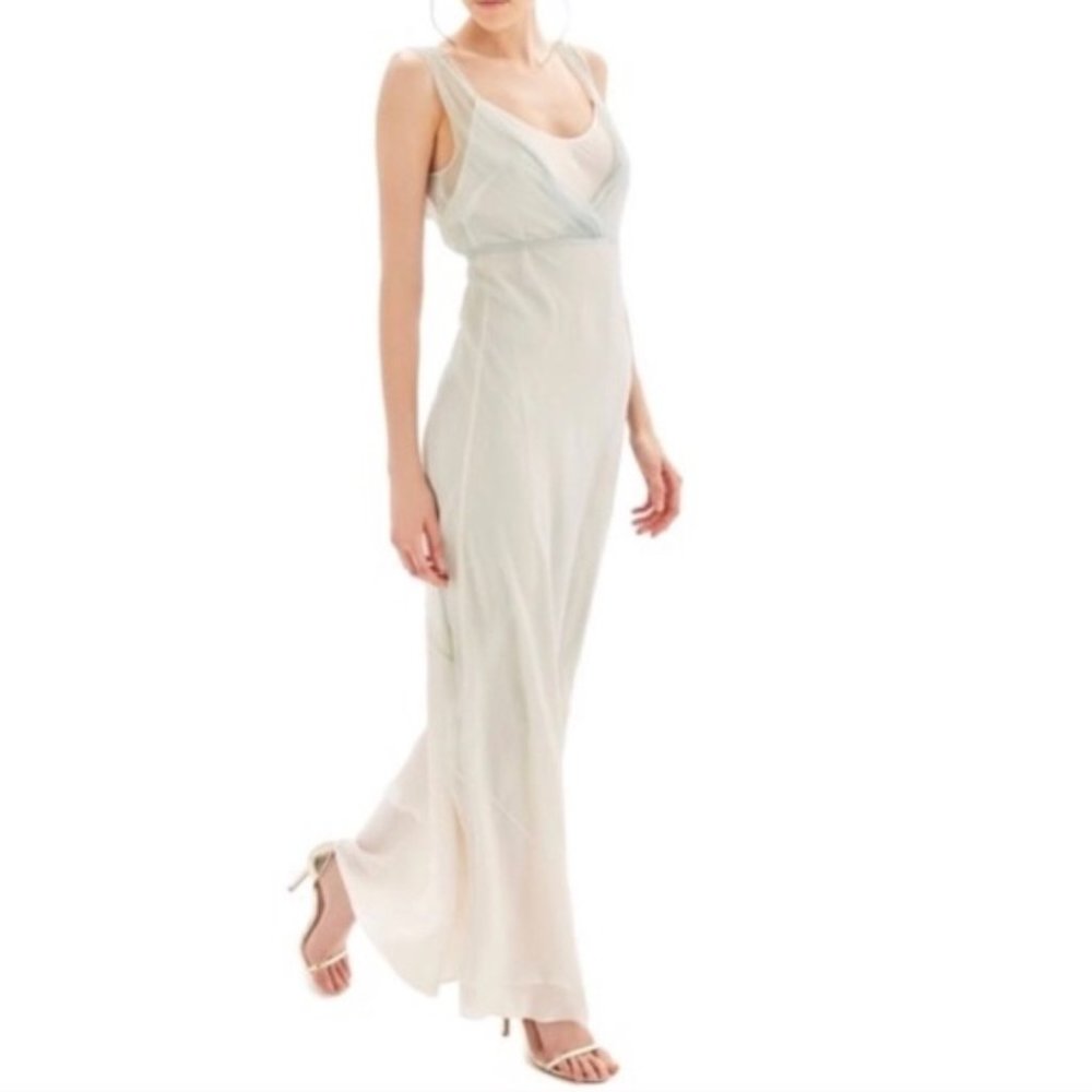 TOPSHOP Column Silk Dress